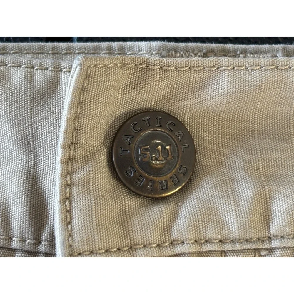 5.11 Tactical Series Mens Cargo Pants Khaki Tan Ripstop Utility Trousers 40x32